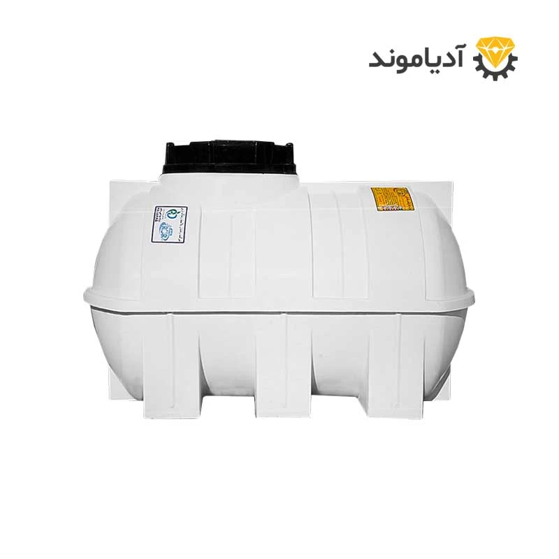 مخزن ذخیره آب 1000 لیتری افقی سه لایه برند رخشان پلاست