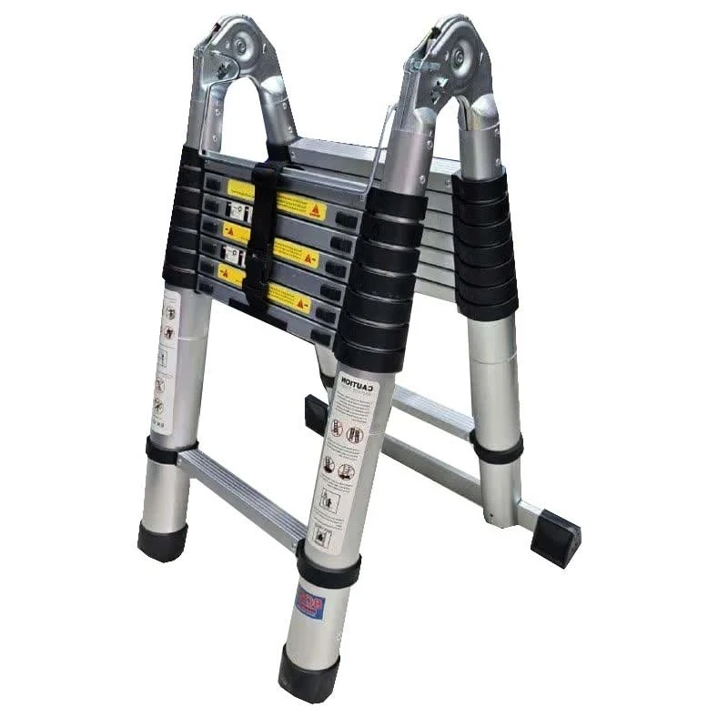 نردبان تلسکوپی 8 پله دوطرفه باس مدلLIFE STYLE-ladder2w